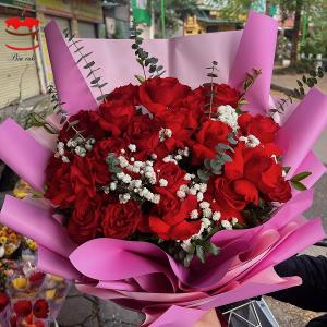 Bó Hoa Hồng Tươi Tặng Sếp - AK42