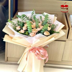 Bó Hoa Hồng Tươi Thắm Mã 22 - AK33