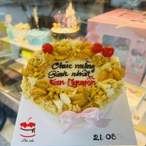 Bông Lan Trứng Muối Gắn Cherry - NA29
