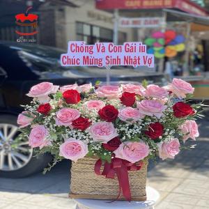 Giỏ Hoa Tươi Tặng Sinh Nhật - AK35