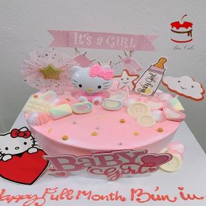 Mẫu Bánh Kem Mèo Hello Kitty - MB44
